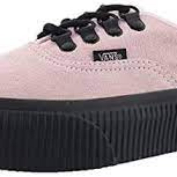 Vans Authentic Platform Embossed Chalk Pink Suede **RARE** Wmns 8 NWT - Picture 3 of 3